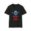 Vampire Earth Graphic T-Shirt — "The world is a vampire" Pumpkins Smashing Tee