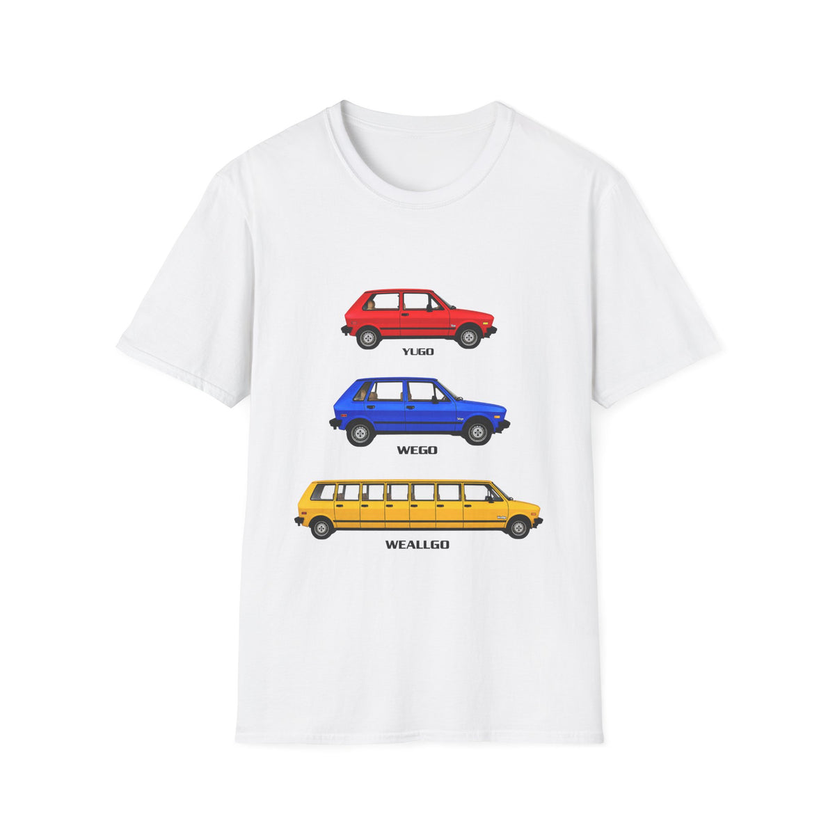 T-Shirt Yugo Wego Weallgo funny car shirt