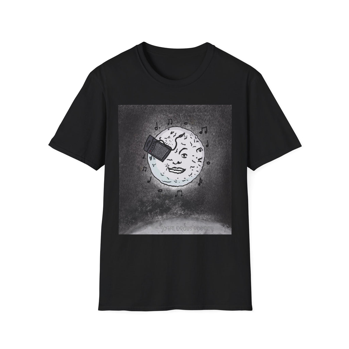 Moonspeaker Graphic T-Shirt — Vintage  Moon Voyage Music Shirt