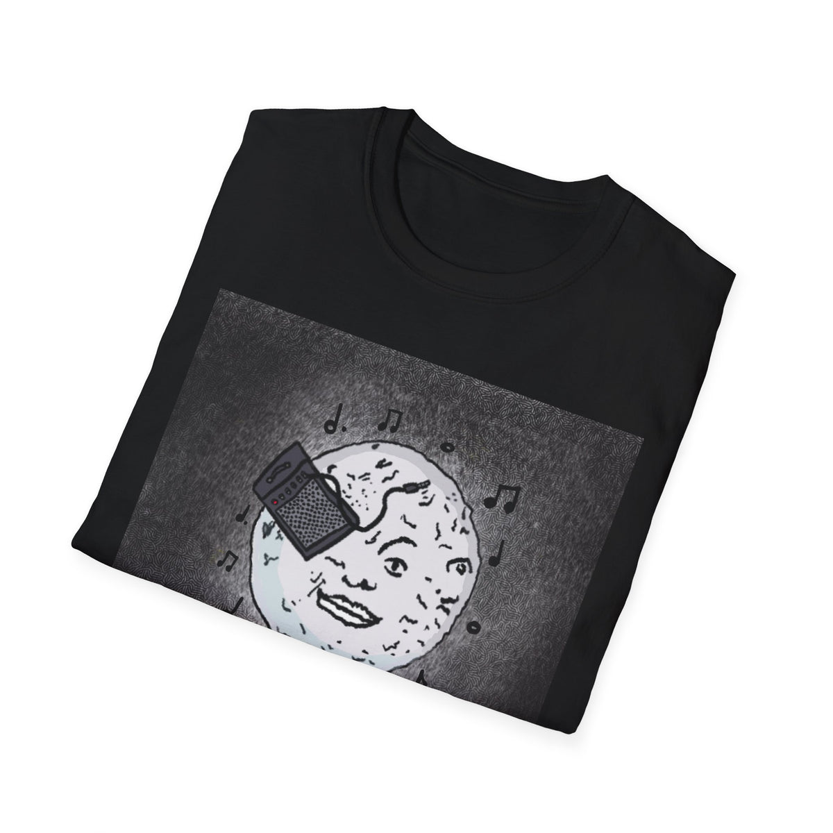 Moonspeaker Graphic T-Shirt — Vintage  Moon Voyage Music Shirt